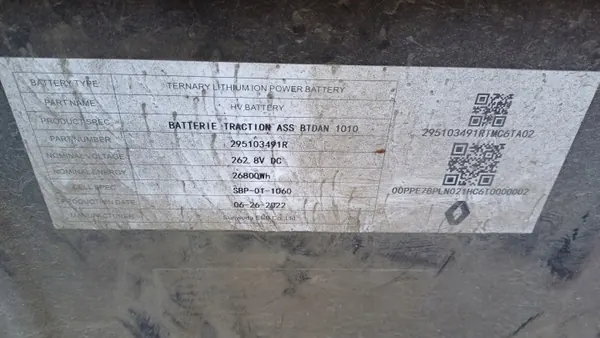 Batería Dacia Spring OEM 85DSB835473J6V7 10Ah image 9