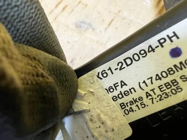 OEM LX61-9F836-CB JX61-2D094-PH pedaalset Ford Kuga image 8