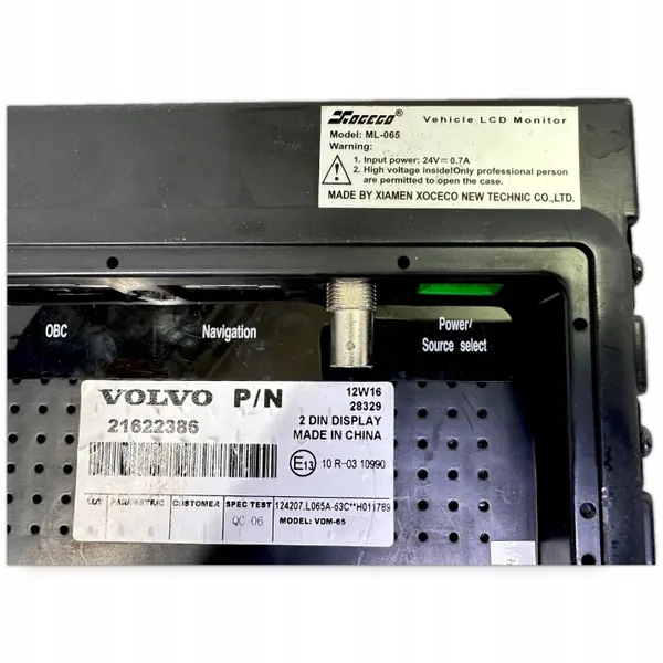 Écran conducteur Volvo OEM 21622386 image 3