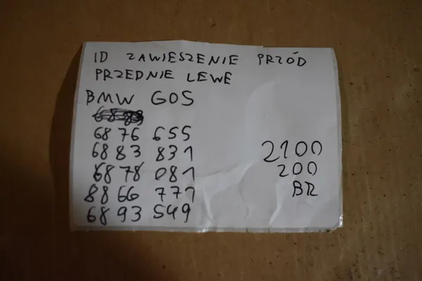 Voorwielophangingset OEM 6893549 voor BMW G05 G06 G07 image 5