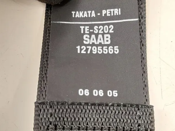 Rear Seat Belt Right Side Saab 9-3 Ver2 A12795565 image 5