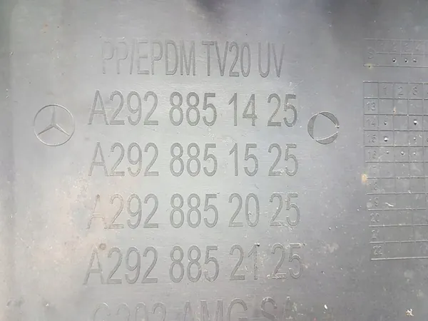 MERCEDES GLE 292 C292 REAR BUMPER DIFFUSER AMG A2928851525 image 10