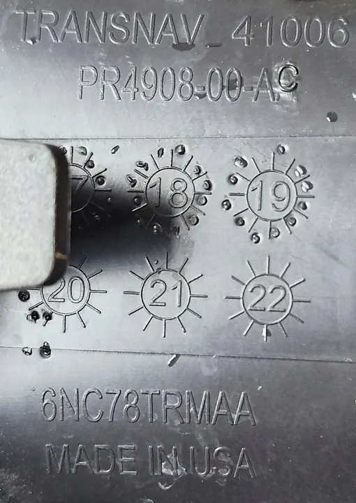 Cadre de phare antibrouillard droit Jeep Wrangler JL Gladiator OEM 6NC78TRMAA image 3