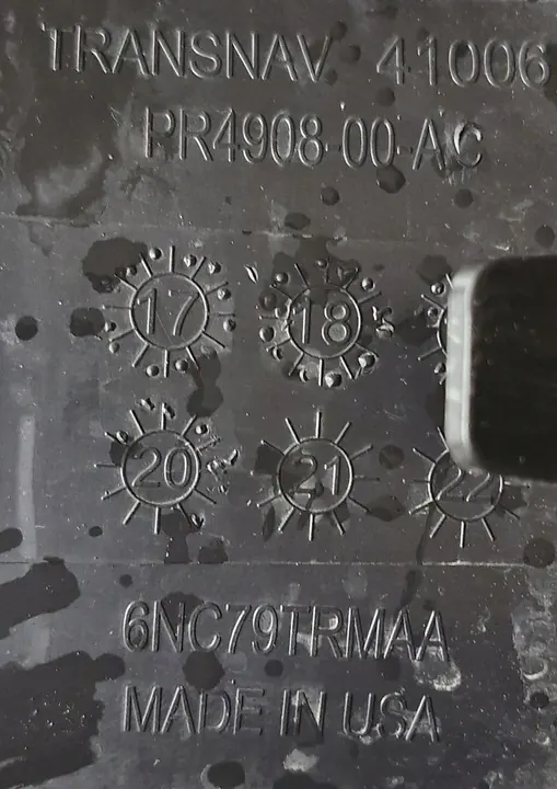 Cadre de phare antibrouillard droit Jeep Wrangler JL Gladiator OEM 6NC78TRMAA image 4