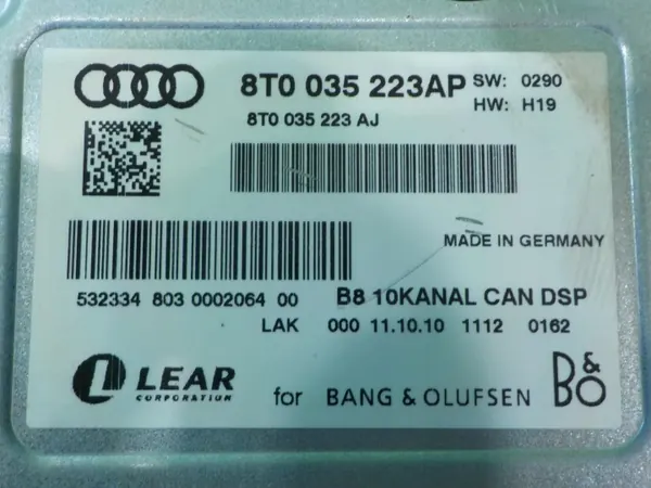 Bomba de dirección Audi OE 8T0035223AP - Usado image 4