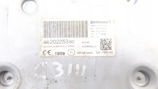 Rádio Navegação Citroen C3 III OEM 9820225380 image 3