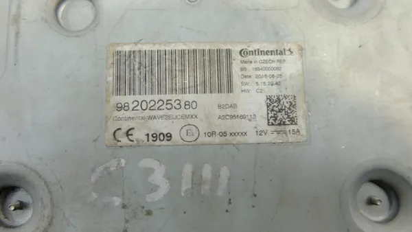 Rádio Navegação Citroen C3 III OEM 9820225380 image 5