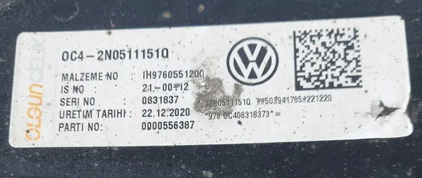 Ressort arrière gauche OEM 2N0511151Q pour VW Crafter II image 6