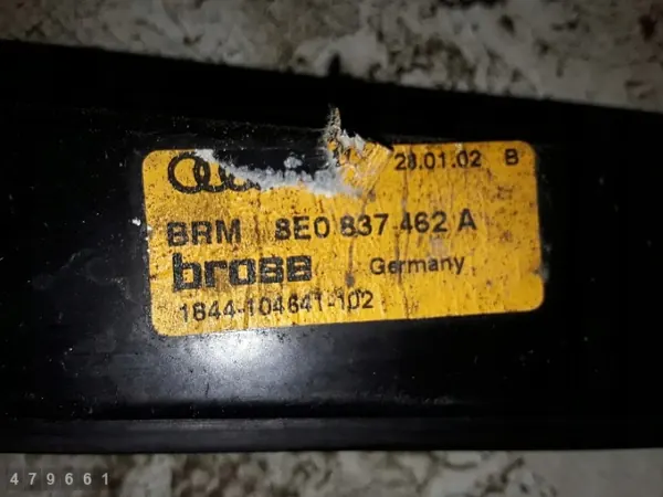 Régulateur de vitre Audi A4 B6 OEM 8E0837462A image 8
