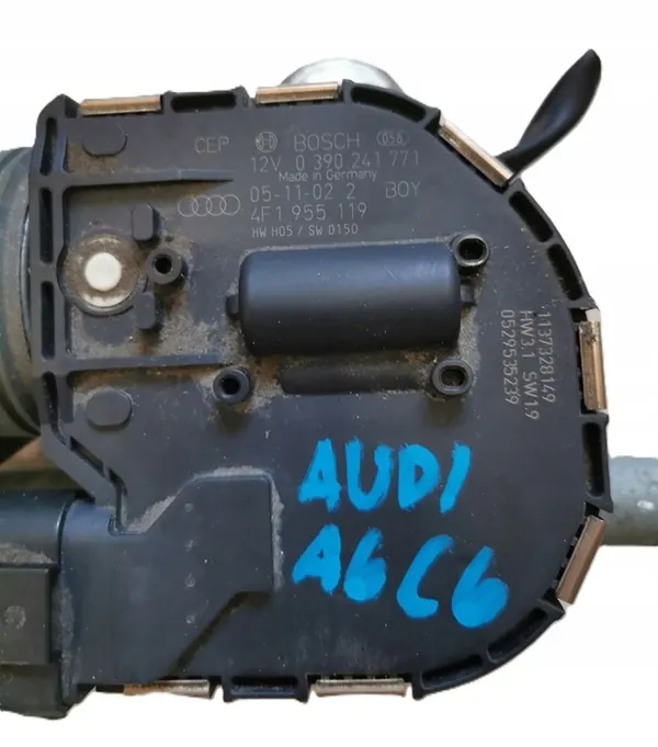 AUDI A6 C6 Etu Pyyhkijämekanismi 4F1955023B image 2
