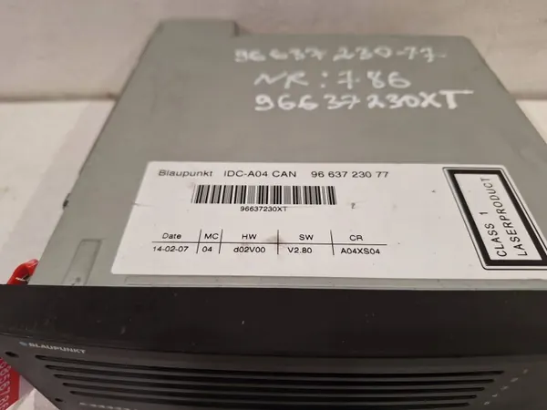 Changer CD OEM 96637230XT pour Citroen C4 Picasso image 3