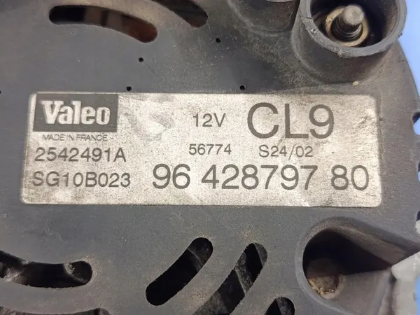 Vaihtovirtageneraattori Peugeot 307 1.6 OE 9642879780 image 5