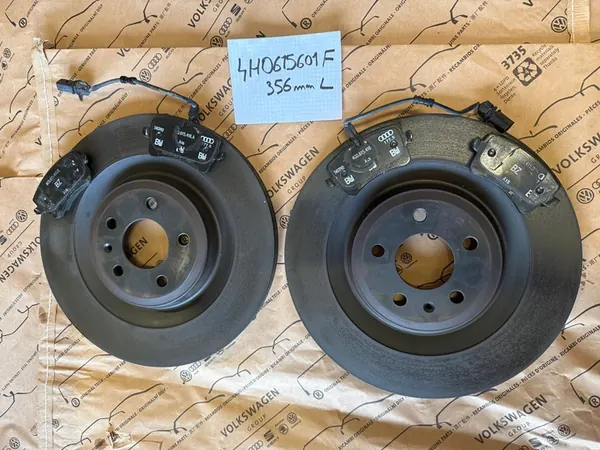AUDI A6 A7 C7 A8 D4 3.0 TDI Discos e Pastilhas Traseiras OEM image 2