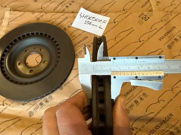 AUDI A6 A7 C7 A8 D4 3.0 TDI Discos e Pastilhas Traseiras OEM image 6