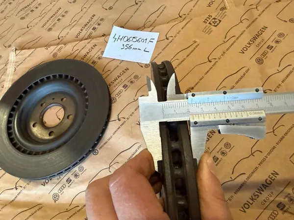 AUDI A6 A7 C7 A8 D4 3.0 TDI Discos e Pastilhas Traseiras OEM image 7