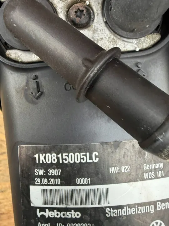 Webasto parkeerverwarming OEM 1K0815005LC voor VW Touran image 9