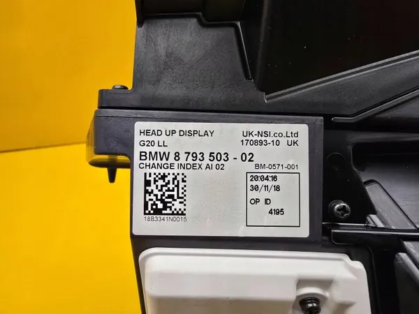 Display Head-Up OEM 8793503 para BMW G20 G21 image 7