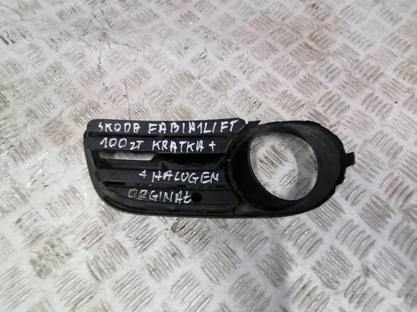 Griglia Paraurti Anteriore Sinistra Skoda Fabia I Lift 6V0853665F image 2