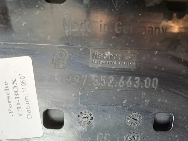 Compartiment d'étagère Porsche 911 997 OEM 99755244401 image 6