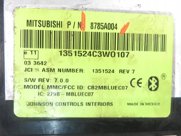 Module Bluetooth Mitsubishi OEM 8785A004 - Occasion image 5