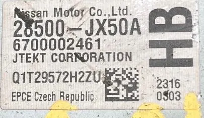 Elektrisk styrkolonn OEM 28500-JX50A image 5
