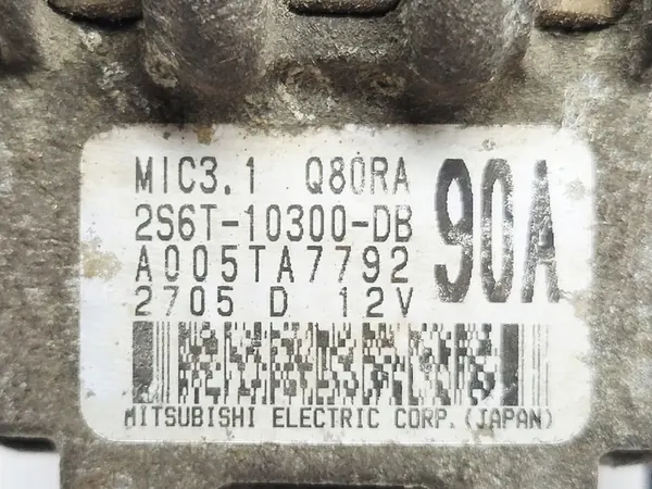 Vaihtovirtageneraattori Ford Fiesta Mk6 1.4 16V 2S6T-10300-DB image 6