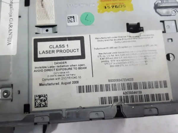 OEM 1T0035680B Radio GPS para VW - Usado image 3