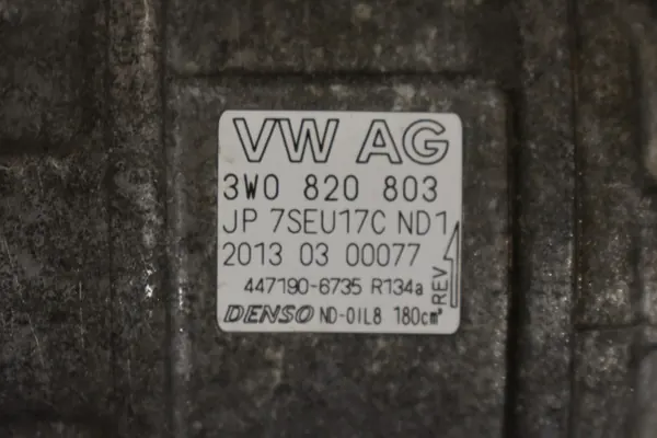 Compressore Aria Condizionata Bentley 6.0 V12 OEM 3W0820803 image 2