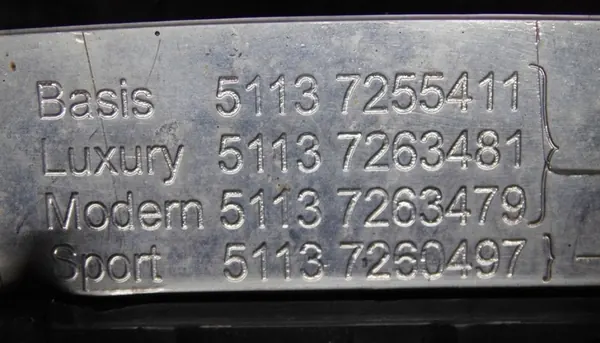 Griglia destra + sinistra Bmw F30 F31 F35 SPORT OEM 51657337092 image 5