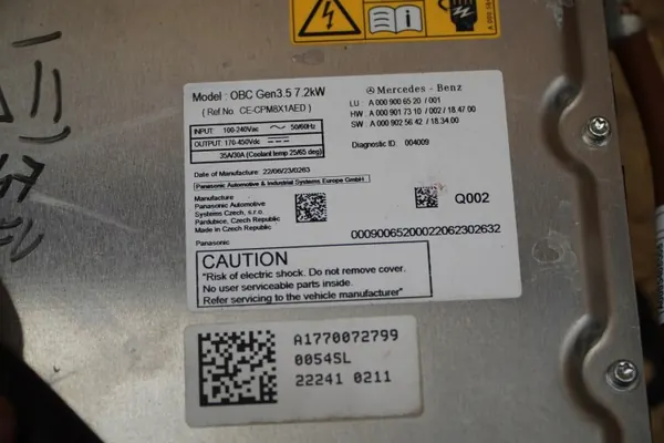 OBC-modul A0009006520 7,2kW för Mercedes GLA II image 8