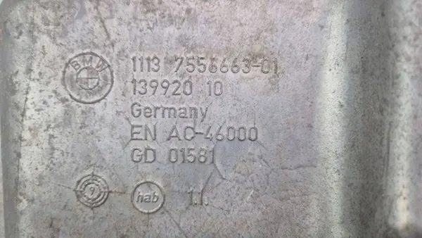 Carter d'huile BMW OE 7556663 - Pièce d'origine usagée image 7