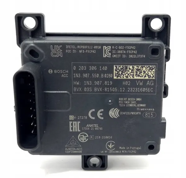 Gebruikte ACC-radar OEM 1N3907550B voor VW Audi Skoda image 3