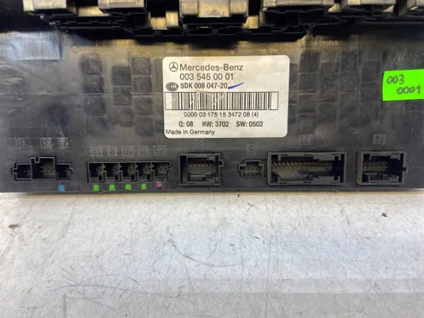 Mercedes E-luokka W211 BSI-moduuli OEM A0035450001 image 3