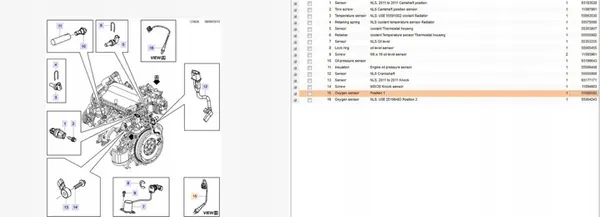 Sensor Lambda Saab 9-5 2011 OEM 55566592 image 4
