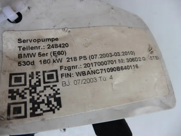 Aktiv styrpump OEM 6760955 för BMW 5-serien image 6
