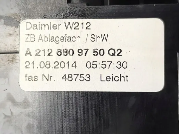 OEM A2126809750 Aschenbecher Mittelkonsole Vorne image 6