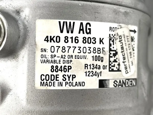 Compressore aria condizionata Audi A6 A7 image 5