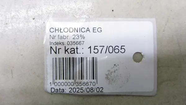 Renault Trafic II Enfriador EGR 8200873678 image 5