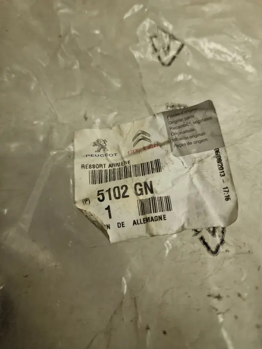 Molla ad aria CITROEN C4 PICASSO R307512403 image 4