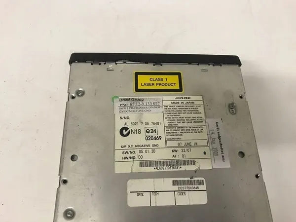 Cambiador CD BMW 5 (E60) 2004 65129133077 image 2