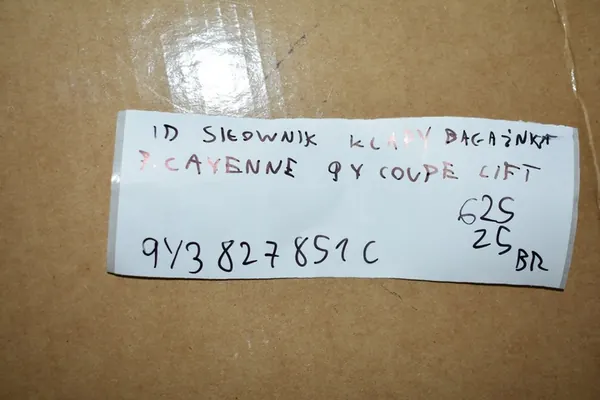 Bagageluckstöd Porsche Cayenne 9Y Coupe image 3