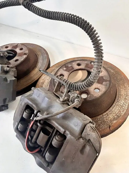 Conjunto de disco e pinças de freio traseiro Audi Q7 4L 2009 7L6 615 423 L image 2