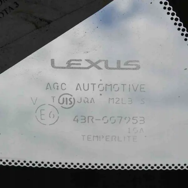 Lexus CT linke Heckscheibe OEM 43R007953 - Gebraucht image 3