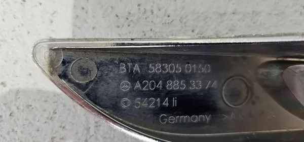 Grille de pare-chocs avant chromée gauche Mercedes GLK X204 12-15 image 8