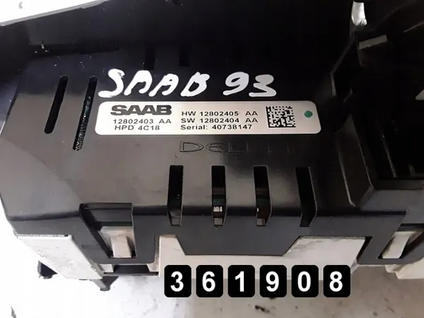 Pantalla de visualización Saab 9-3 HW12802405AA SW12802404AA image 2