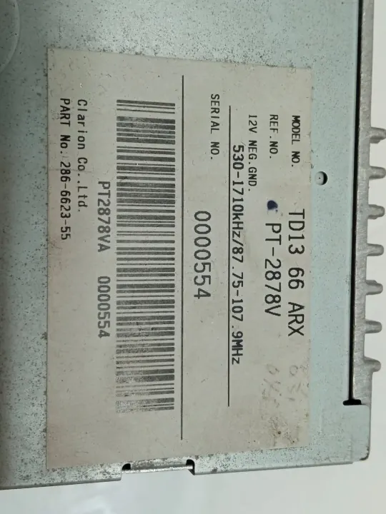 Radio TD1366ARX Mazda CX-9 I (2006- ) Gebruikt image 3