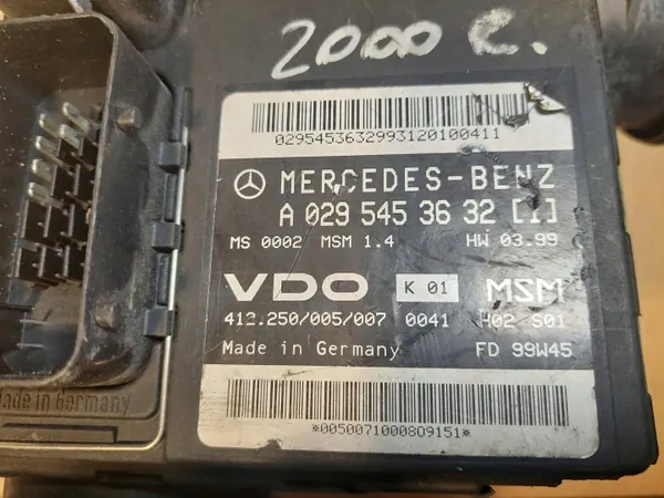 Mercedes Classe A W168 ECU OEM A0295453632 image 3