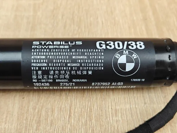 OEM 8737952 Actuateur Électrique Coffre Droit Arrière BMW 5 G30 image 4