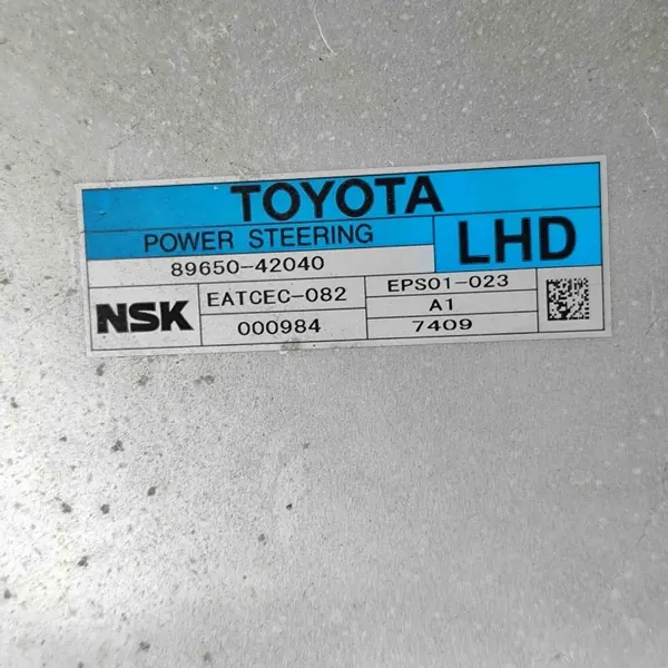 Module direction assistée Toyota RAV4 OEM 8965042040 image 7