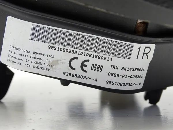 OEM 985108023R Bestuurders Airbag Opel Vivaro 14-19 image 4
